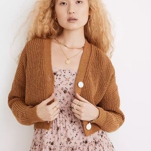 Madewell Greywood Crop Cardigan